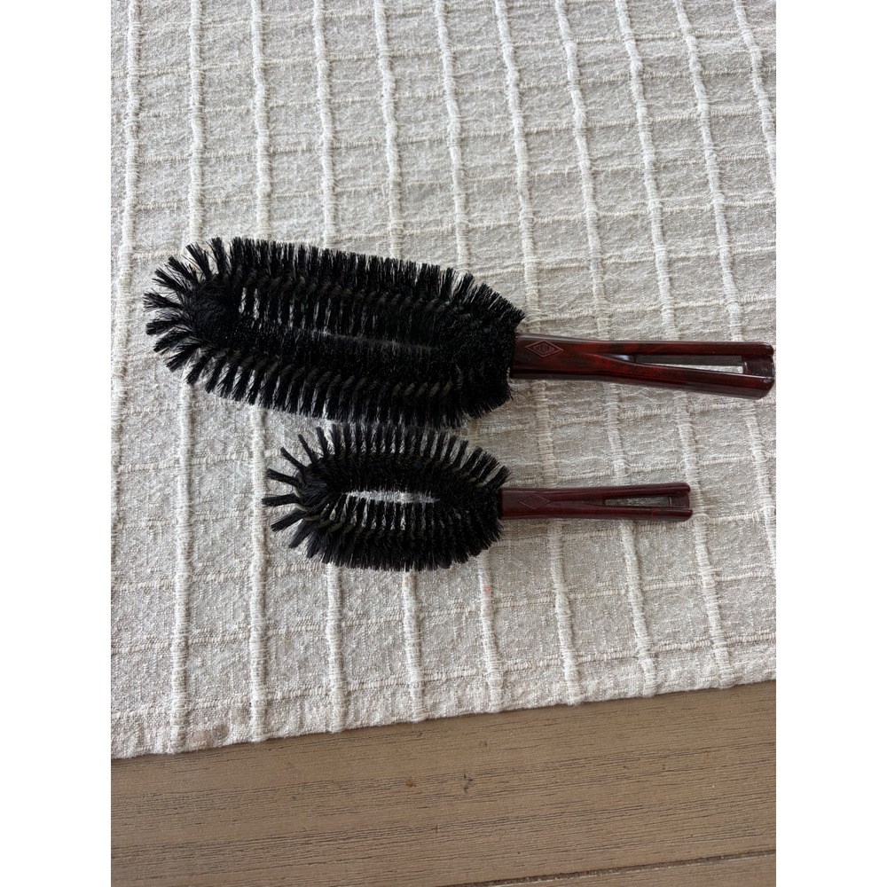 Vintage Stanley Home Products lint Brush Bakelite 2 Piece
